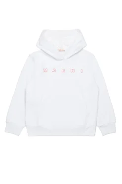 Sweatshirts | Activewear>MARNI Outline branded sweatshirt white