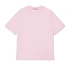 T-Shirts | Logomania>MARNI Outline branded T-shirt light pink