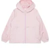 Jackets And Padded Jackets | Logomania>MARNI Outline branded windbreaker jacket light pink