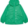 Jackets And Padded Jackets | Logomania>MARNI Outline branded windbreaker jacket pastel green