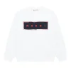 Sweatshirts | Sweatshirts>MARNI Print branded crew-neck sweatshirt natural white