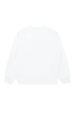 Sweatshirts | Sweatshirts>MARNI Print branded crew-neck sweatshirt natural white