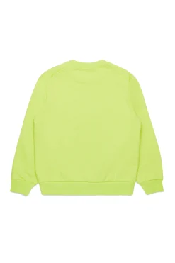 Sweatshirts | Sweatshirts>MARNI Print branded crew-neck sweatshirt slime green