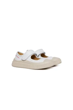 Sneakers | Sneakers>MARNI Mary Jane Pablo leather trainers white