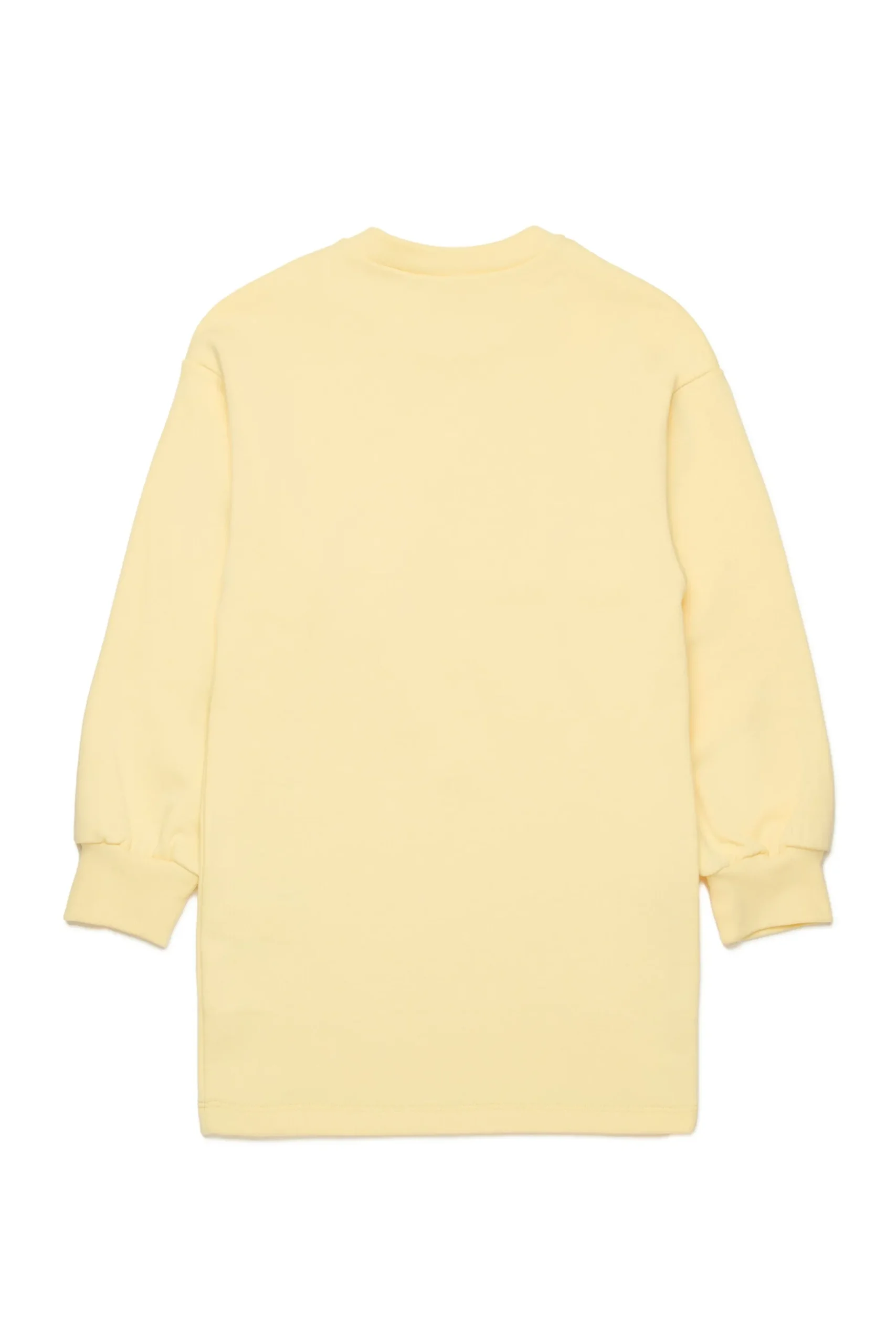 Dresses>N°21 Maxi-sweatshirt dress with bows cream yellow