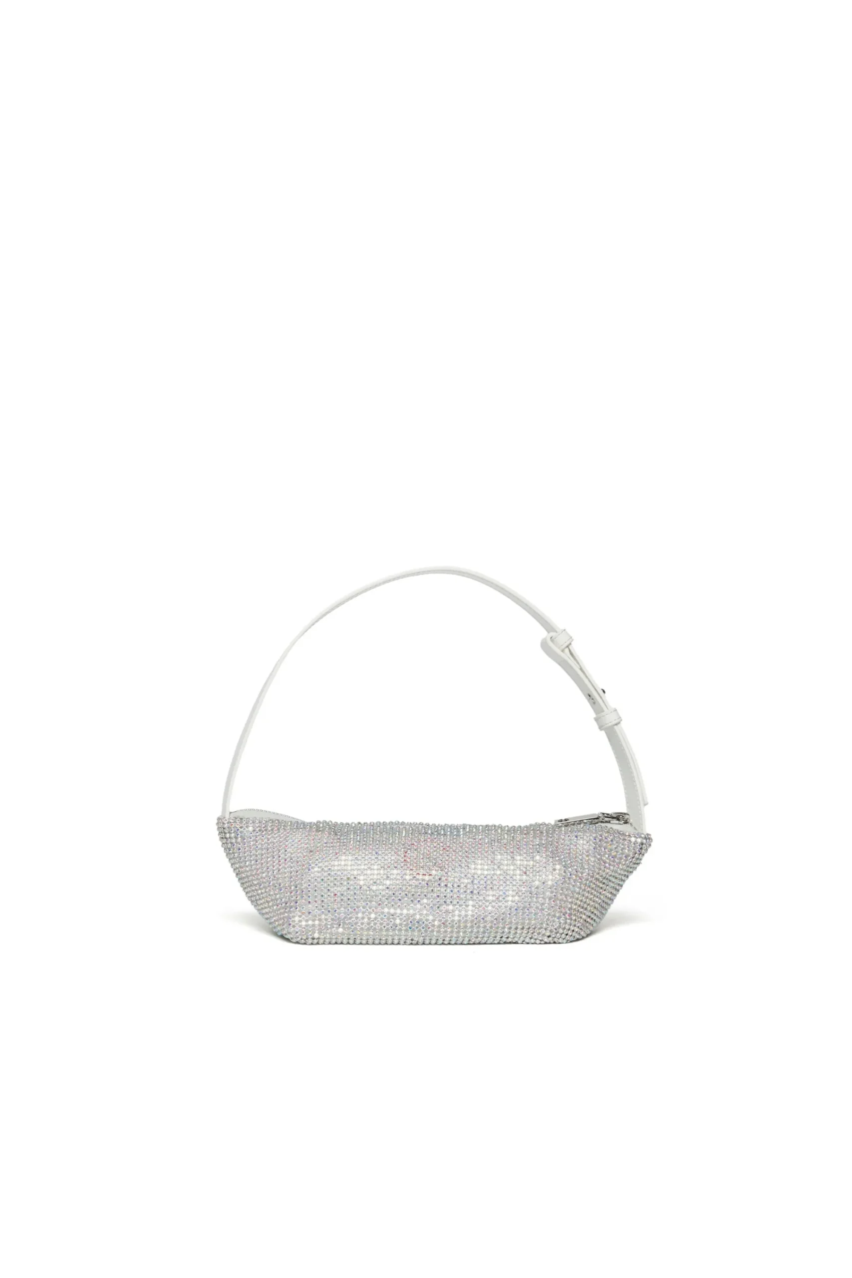 Bags And Backpacks | Party Looks>MAX&Co. Mesh bag with Rhinestones white