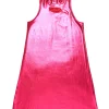 Dresses | Oval D By Diesel>DIESEL Metallic sleeveless long dress strawberry pink