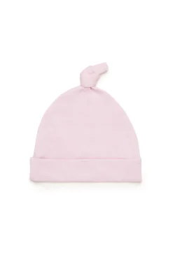 Newborn (0-12M) | Oval D By Diesel>DIESEL Micro ribbing beanie with Oval D logo light pink