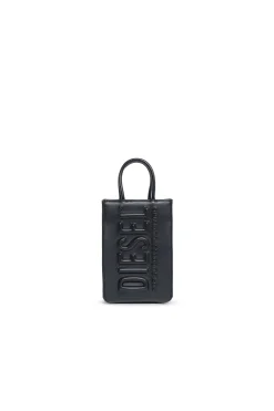 Bags And Backpacks>DIESEL Mini shopper bag with giant logo black