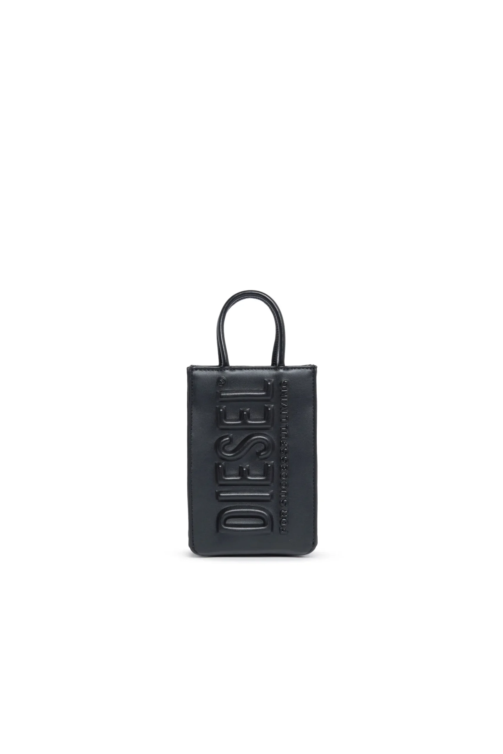 Bags And Backpacks>DIESEL Mini shopper bag with giant logo black