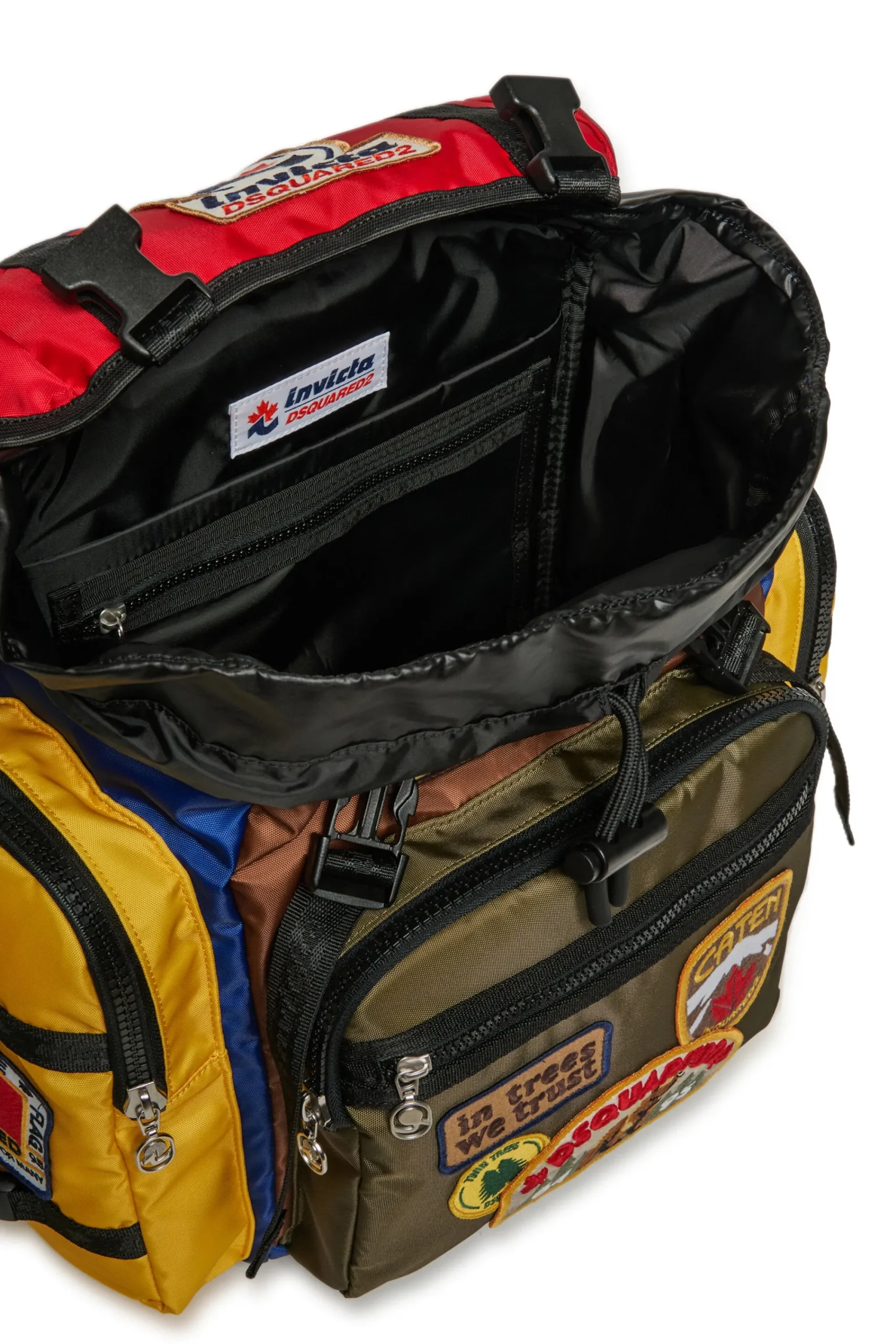 Bags And Backpacks | Backpacks And Belt Bags>DSQUARED2 Monviso Backpack Invicta x yellow sun
