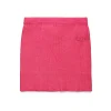 Skirts>DIESEL Mylar-effect ribbed knit skirt strawberry pink