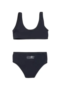 Swimwear | Swimwear>MM6 MAISON MARGIELA Numeric logo bikini swimsuit black