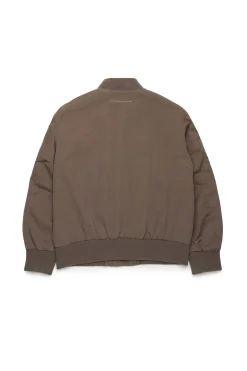 Jackets And Padded Jackets | Jackets And Padded Jackets>MM6 MAISON MARGIELA Numeric logo bomber jacket brown