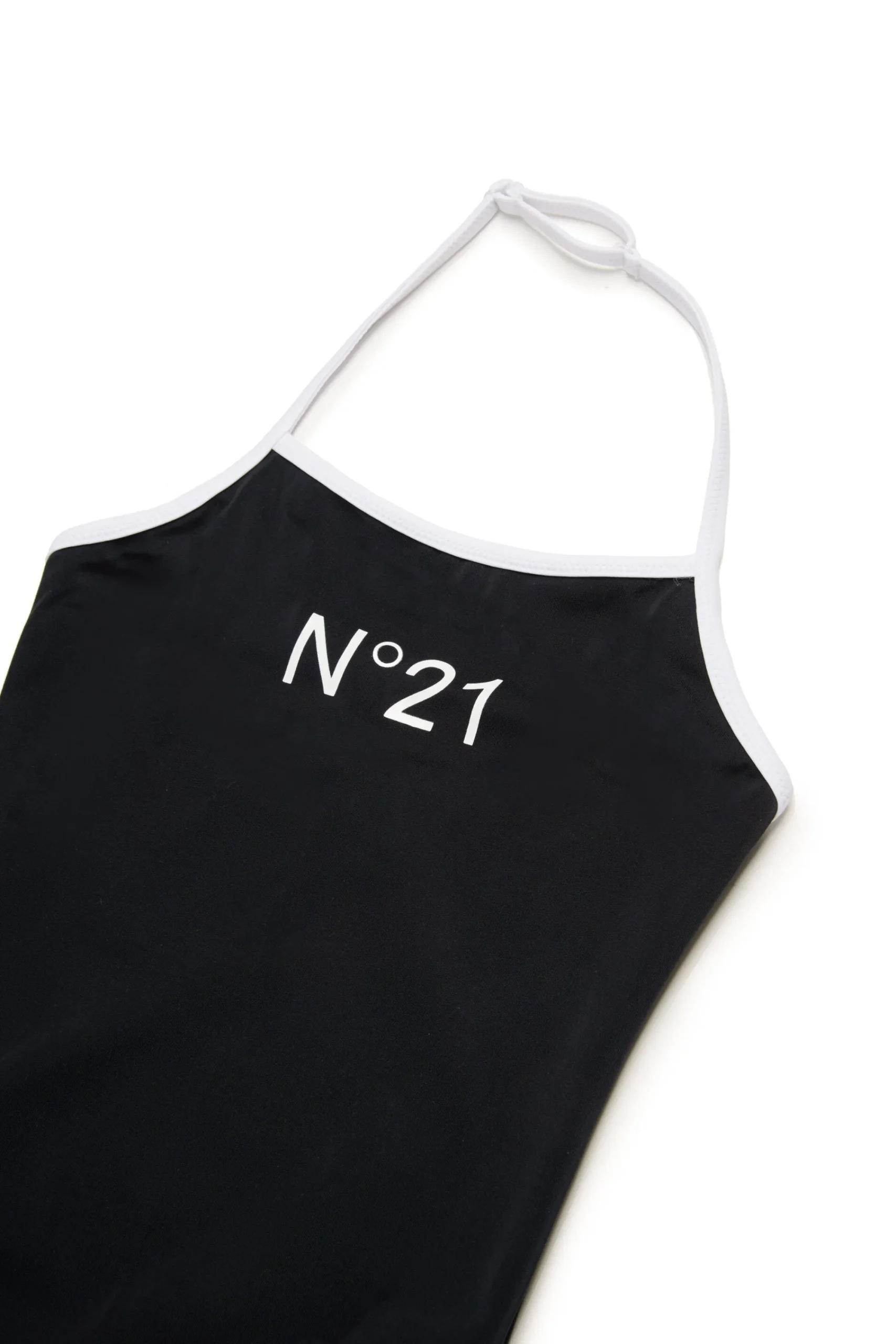 Swimwear | Logomania>N°21 One-piece branded swimsuit black