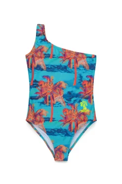 Swimwear | Swimwear>DIESEL One-piece swimsuit allover Hawaii multicolor