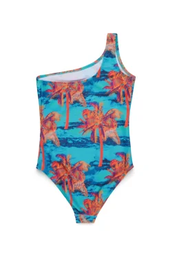 Swimwear | Swimwear>DIESEL One-piece swimsuit allover Hawaii multicolor