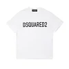 T-Shirts | T-Shirts>DSQUARED2 Organic cotton jersey crewneck t-shirt with logo white