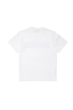 T-Shirts | T-Shirts>DSQUARED2 Organic cotton jersey crewneck t-shirt with logo white