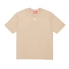 T-Shirts>DIESEL Oval D branded T-shirt sand