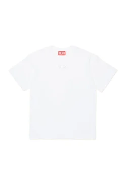 Activewear | Activewear>DIESEL Oval D branded T-shirt white