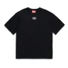 Activewear | Activewear>DIESEL Oval D branded T-shirt black