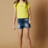 T-Shirts | Oval D By Diesel>DIESEL Oval D branded T-shirt canary yellow