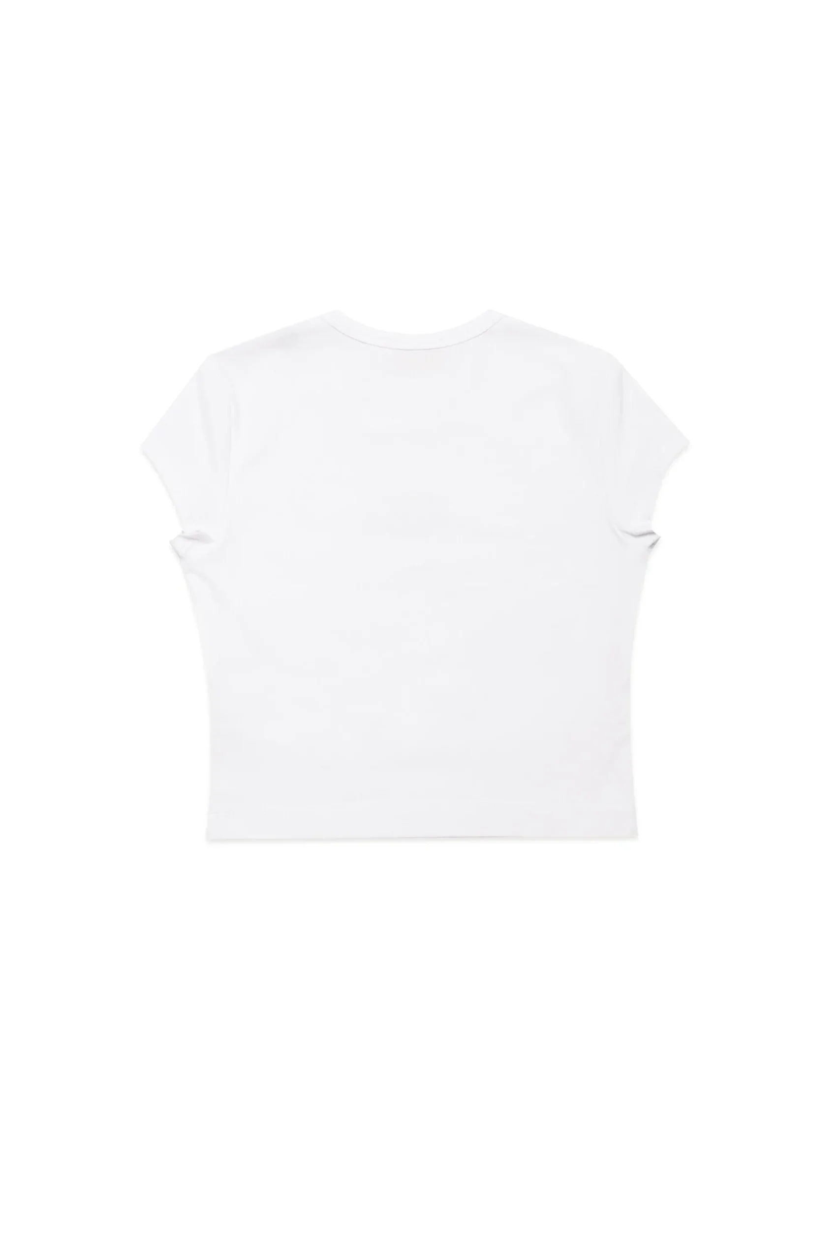 T-Shirts | Oval D By Diesel>DIESEL Oval D branded T-shirt white