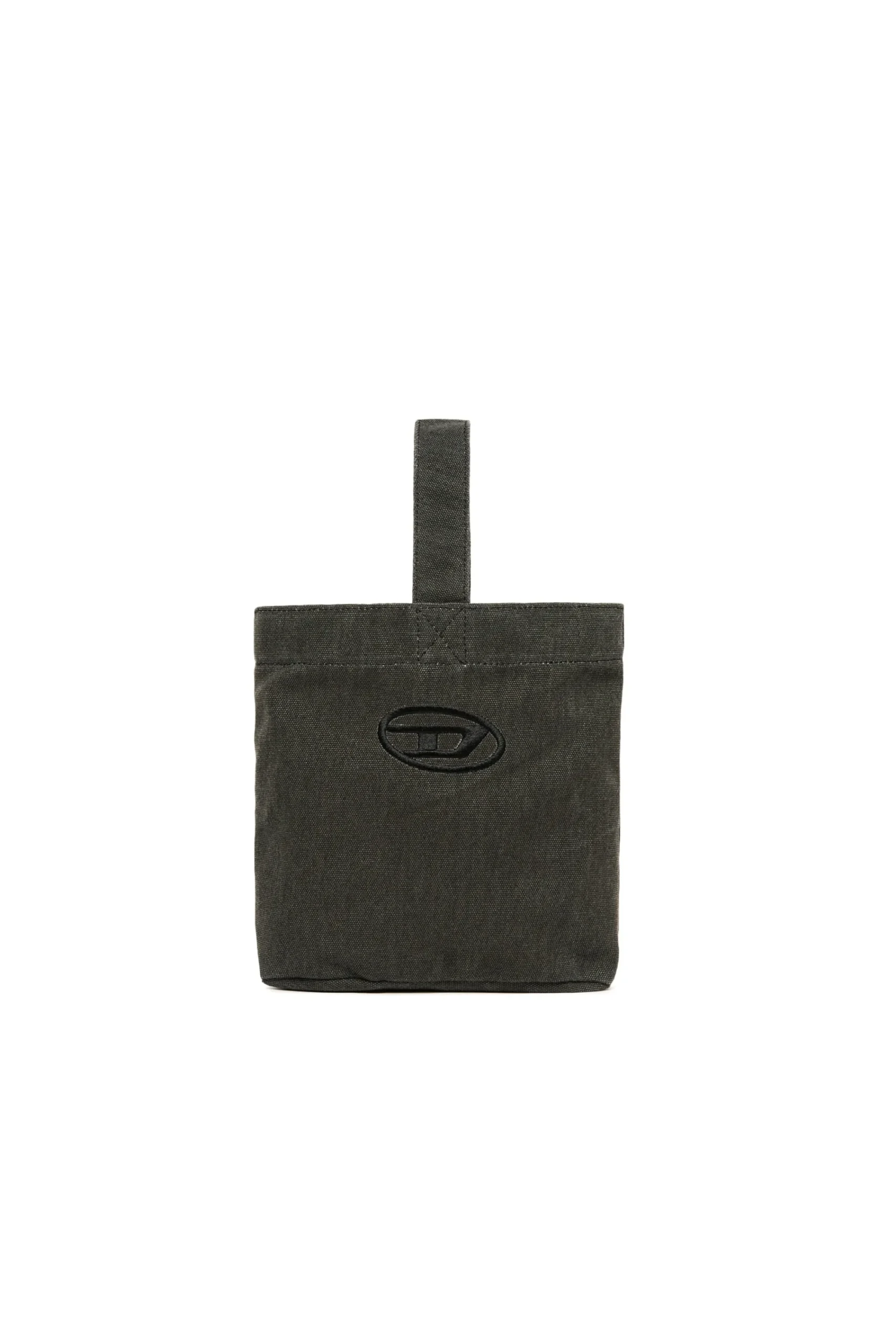 Bags And Backpacks | Oval D By Diesel>DIESEL Oval D logo canvas bucket bag black