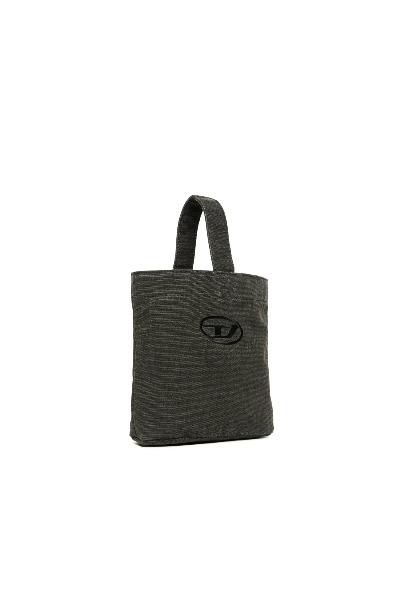 Bags And Backpacks | Oval D By Diesel>DIESEL Oval D logo canvas bucket bag black