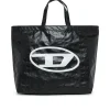 Bags And Backpacks | Oval D By Diesel>DIESEL Oval D logo shopper bag black