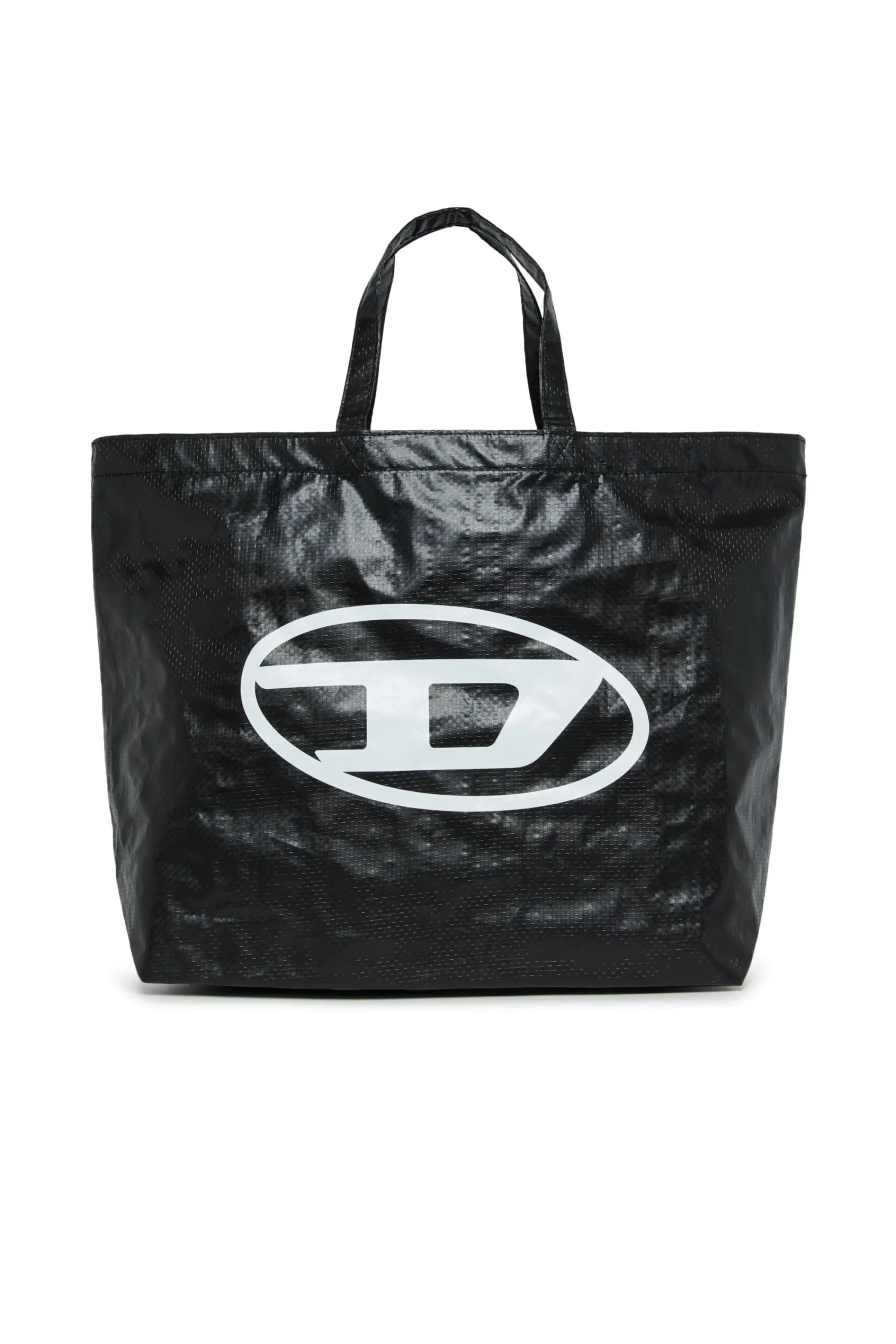 Bags And Backpacks | Oval D By Diesel>DIESEL Oval D logo shopper bag black
