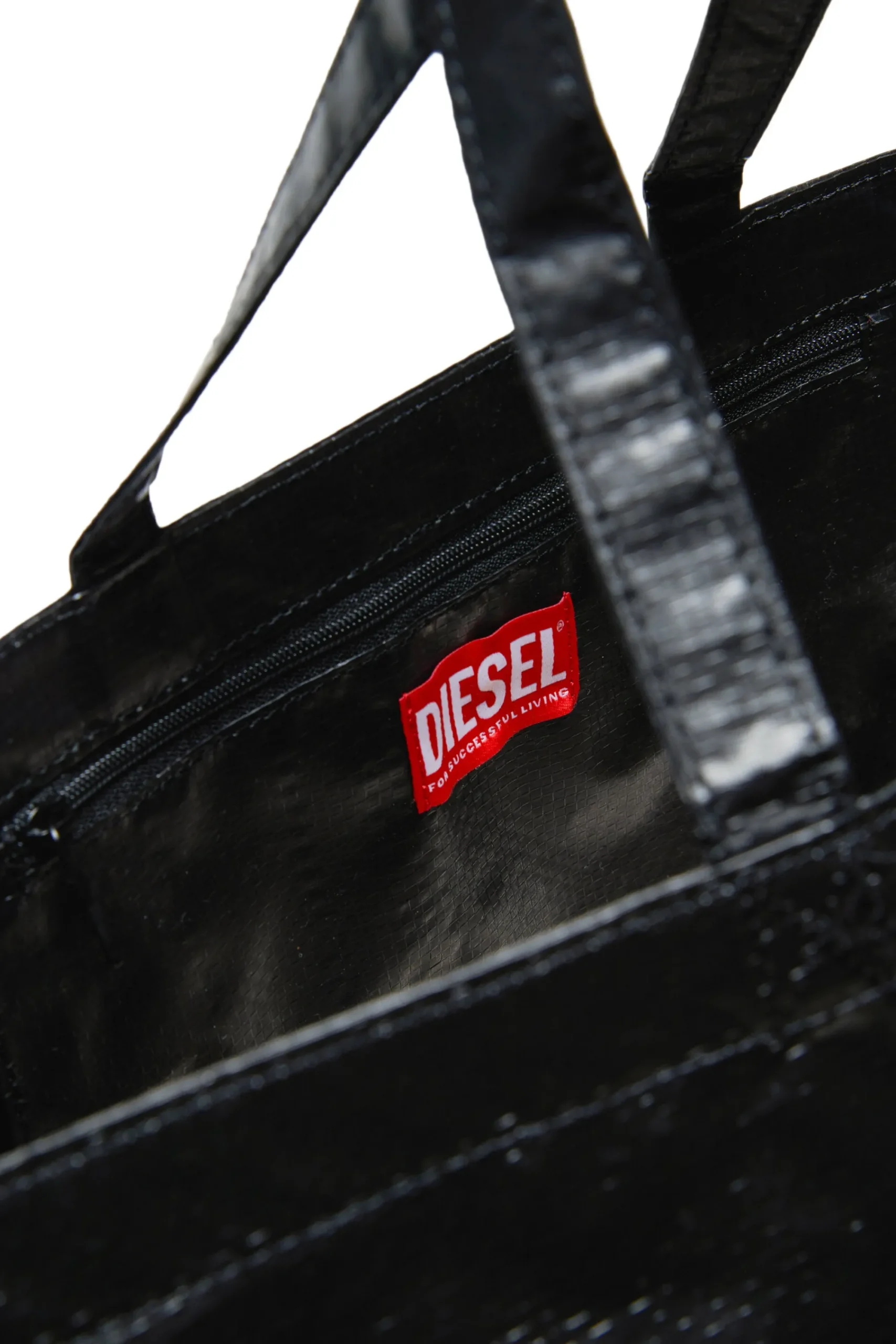 Bags And Backpacks | Oval D By Diesel>DIESEL Oval D logo shopper bag black