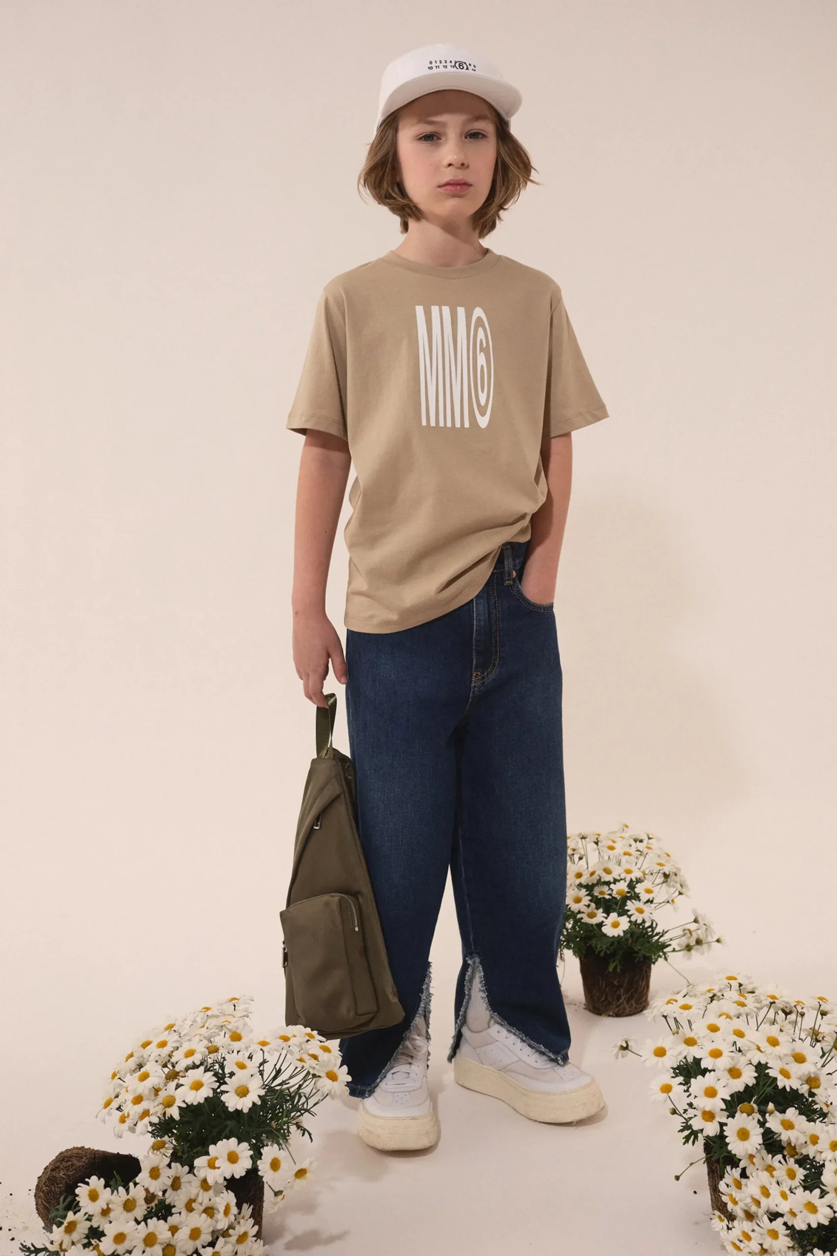 T-Shirts | Activewear>MM6 MAISON MARGIELA 3 Pack T-shirt with institutional logo white