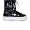 Boots And Combat Boots | Boots And Combat Boots>N°21 Padded ankle boots with logo black