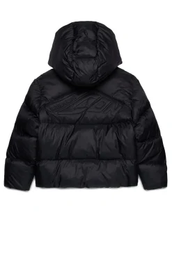 Jackets And Padded Jackets | Jackets And Padded Jackets>DSQUARED2 Padded jacket with ICON new generation embroidery black