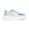 Sneakers | Sneakers>MARNI Padded leather Bigfoot low top trainers silver