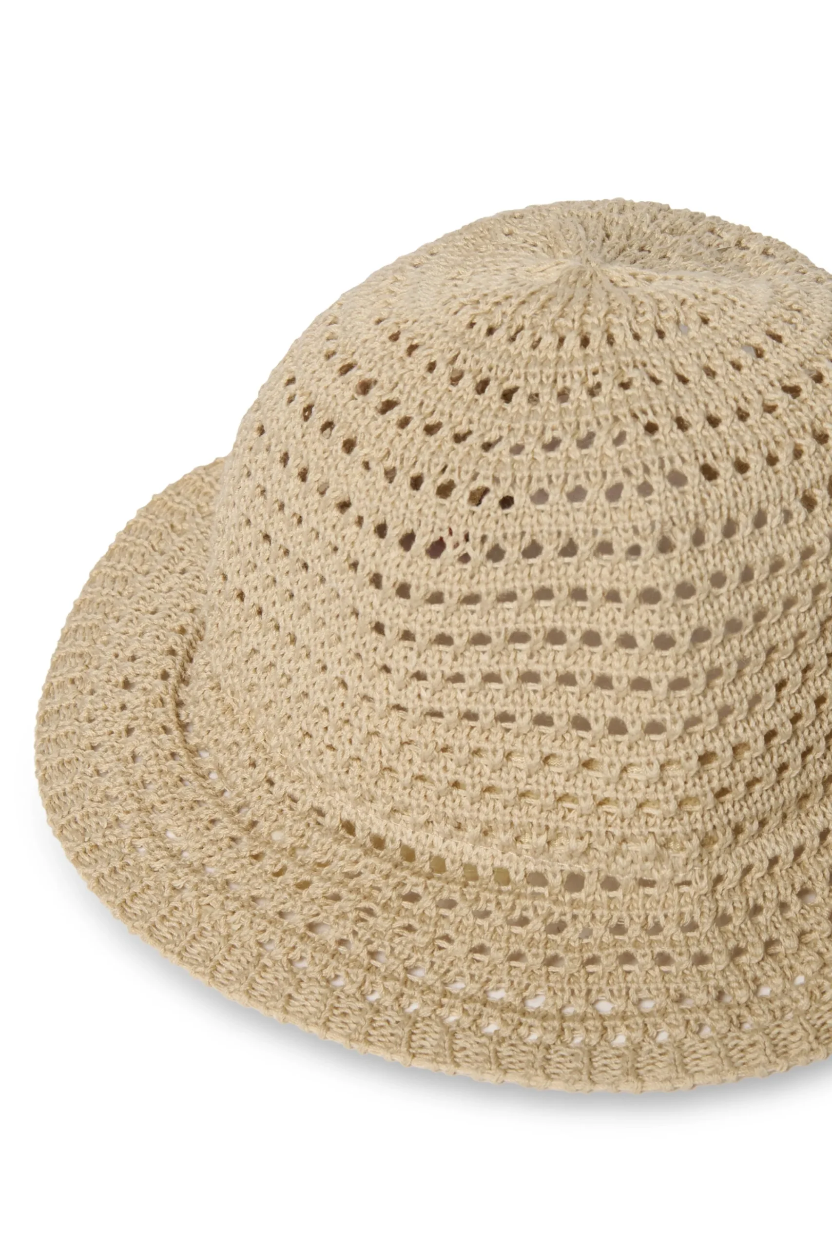 Hats And Caps>MAX&Co. Perforated fisherman hat beige