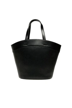 Bags And Backpacks>N°21 Perforated shopper bag black