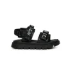 Slippers And Sandals | Slippers And Sandals>N°21 Platform sandals with logoed straps black