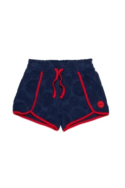 Shorts>MAX&Co. Polka Dots allover terry shorts bluette