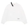 Sweatshirts>N°21 Polo shirt sweatshirt with bow white