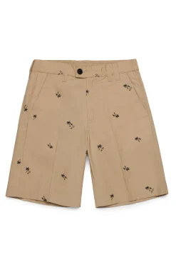 Shorts>N°21 Poplin allover Palms shorts sand