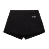 Shorts>N°21 Poplin branded shorts black