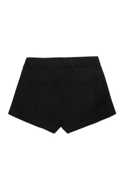 Shorts>N°21 Poplin branded shorts black