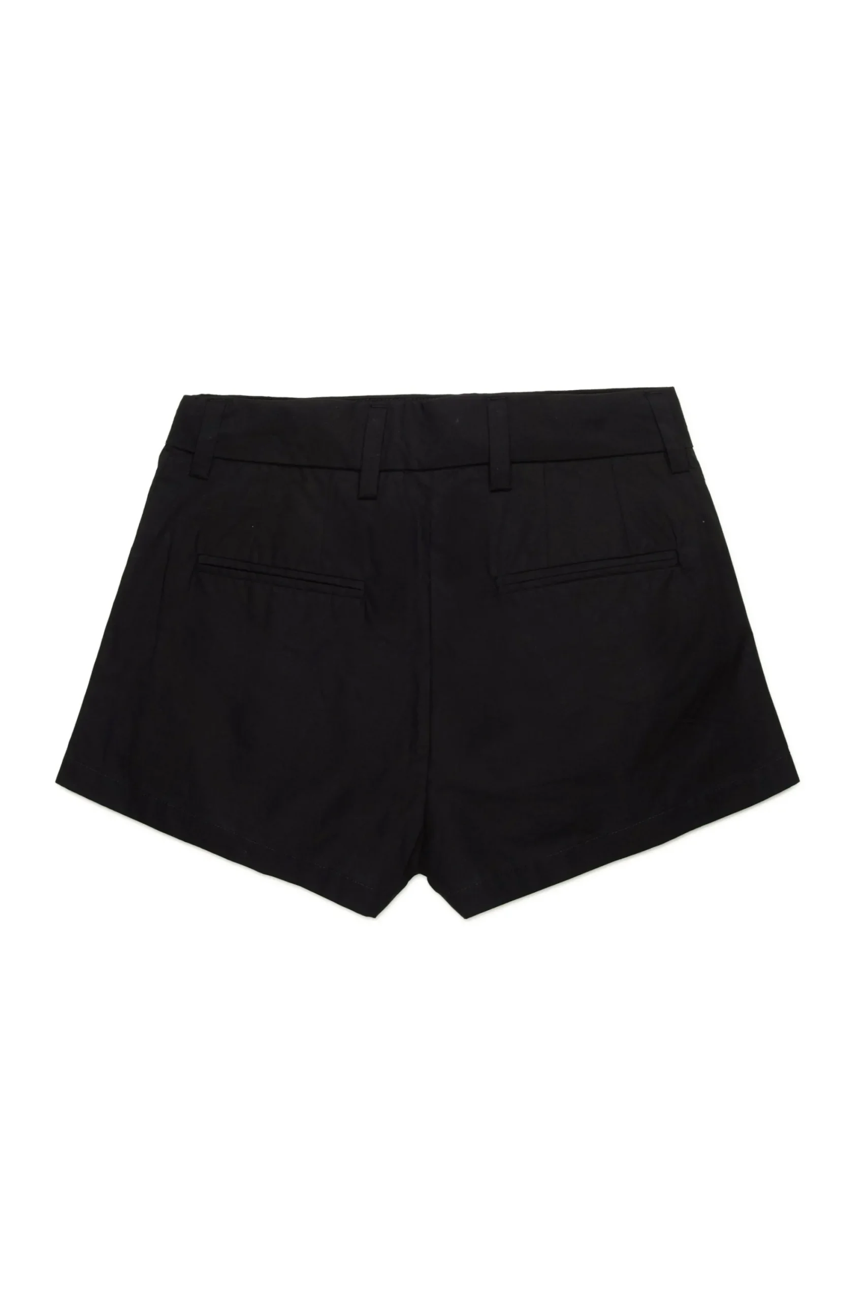 Shorts>N°21 Poplin branded shorts black