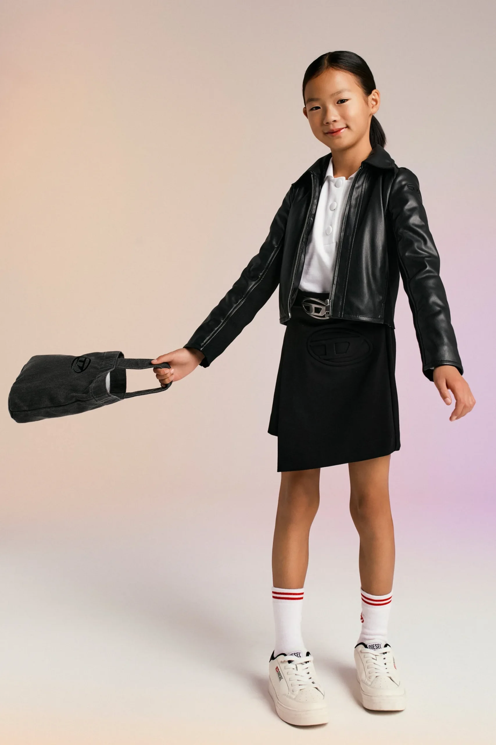 Skirts | Oval D By Diesel>DIESEL Punto Milano wallet skirt black