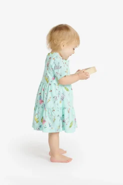 Dresses>MARNI Rainbow Day allover jersey dress placid blue