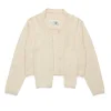 Knitwear | Knitwear>MM6 MAISON MARGIELA Re-cut cotton cardigan sand