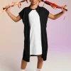 Dresses>MM6 MAISON MARGIELA Re-cut dress with raw cut details black